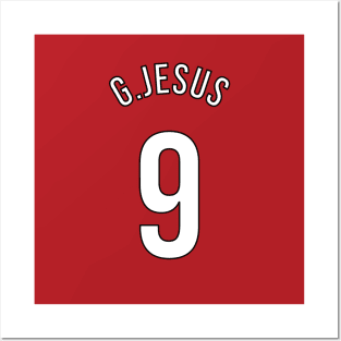 G.Jesus 9 Home Kit - 22/23 Season Posters and Art